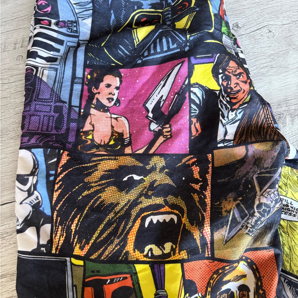 Star Wars Swim Trunks Size 2X Comic Strip All Over Print - Picture 2 of 16